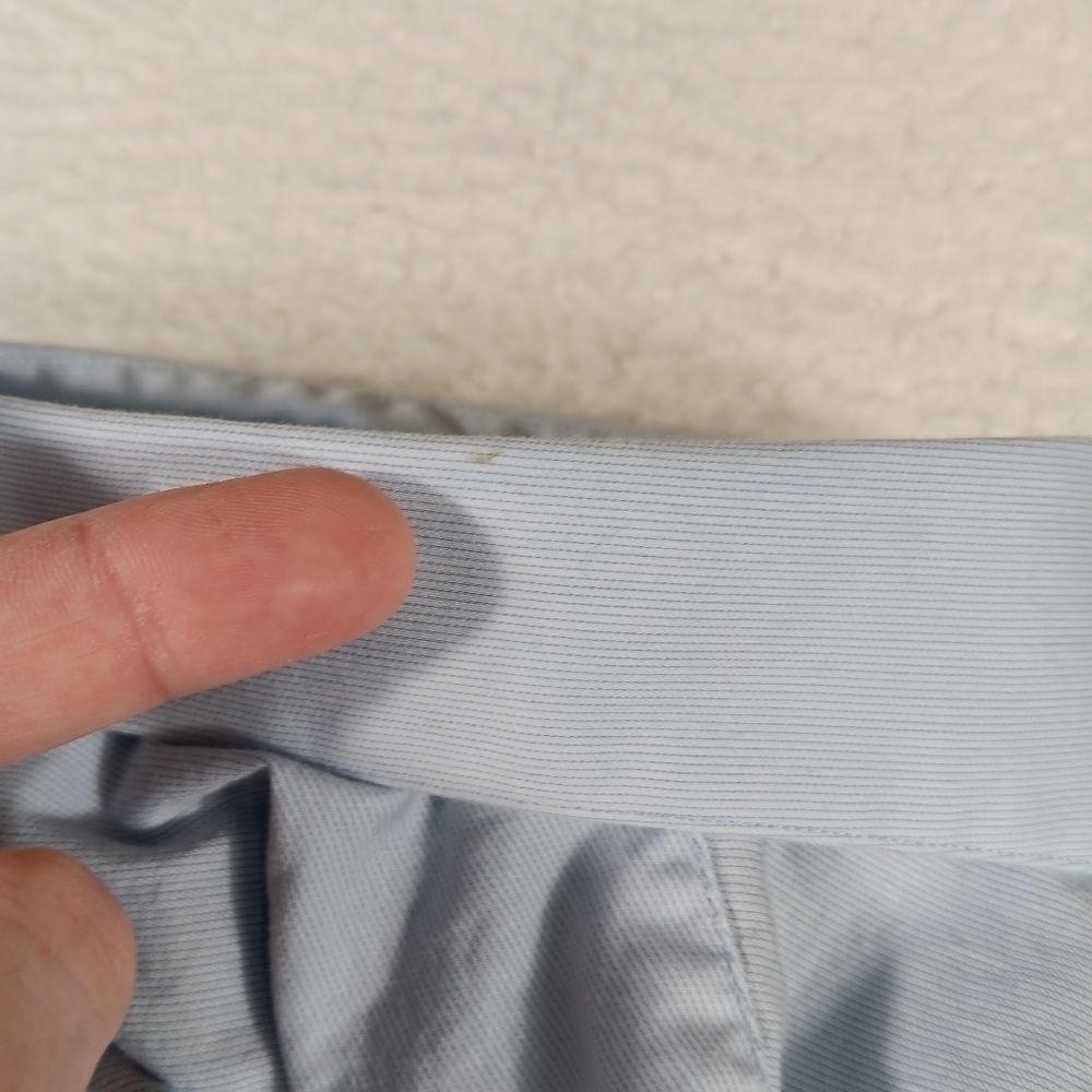 John Varvatos Shirt Mens 16.5 34/35 Blue Long Sleeve Button Up Office Buisness - Picture 5 of 13